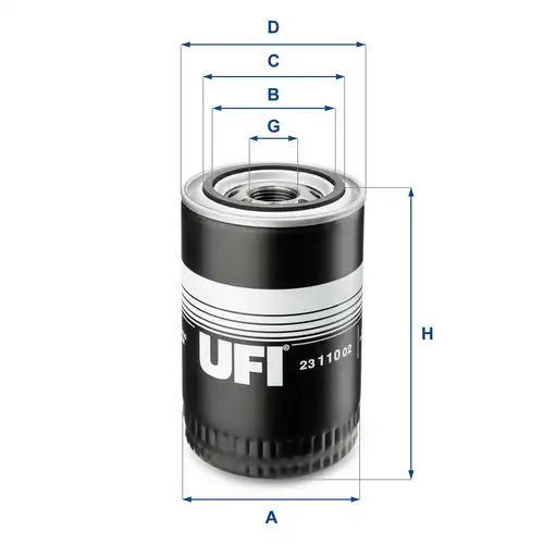 маслен филтър UFI 23.110.02