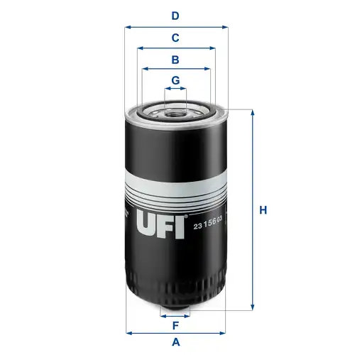 маслен филтър UFI 23.156.03