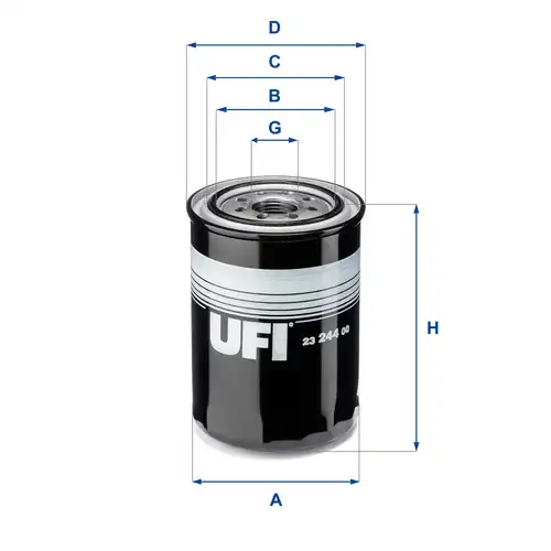 маслен филтър UFI 23.244.00