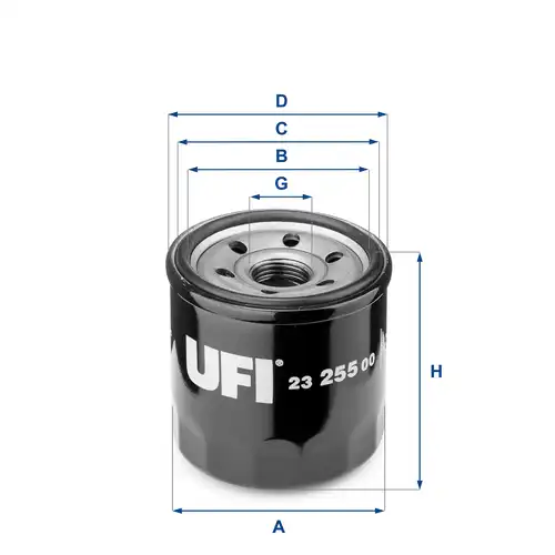 маслен филтър UFI 23.255.00