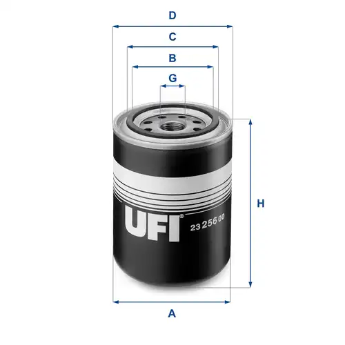 маслен филтър UFI 23.256.00