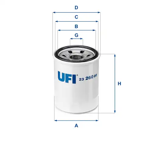 маслен филтър UFI 23.260.00