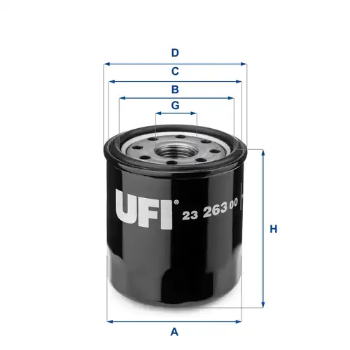 маслен филтър UFI 23.263.00