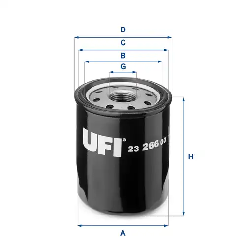 маслен филтър UFI 23.266.00