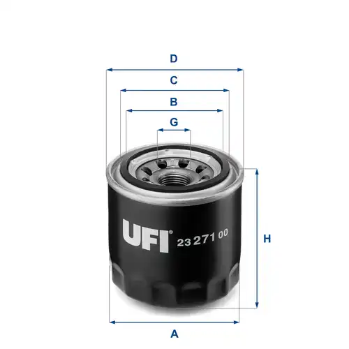 маслен филтър UFI 23.271.00