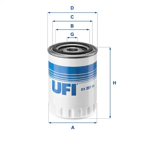 маслен филтър UFI 23.281.00