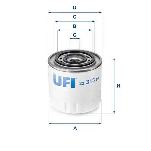 маслен филтър UFI 23.313.00