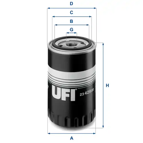 маслен филтър UFI 23.429.00