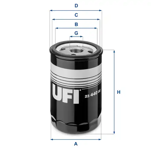 маслен филтър UFI 23.440.00