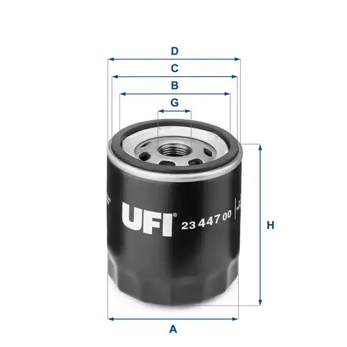 маслен филтър UFI 23.447.00