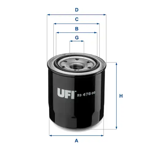 маслен филтър UFI 23.476.00