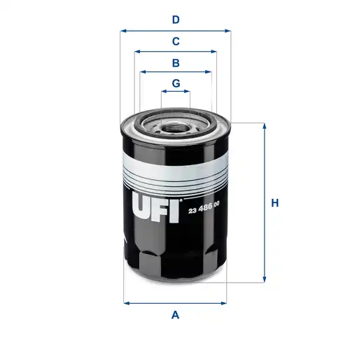 маслен филтър UFI 23.486.00