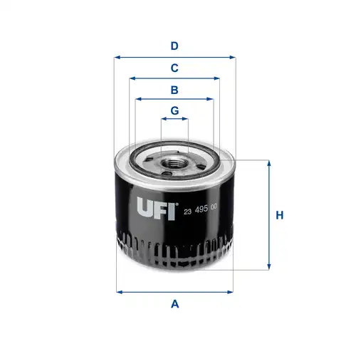 маслен филтър UFI 23.495.00