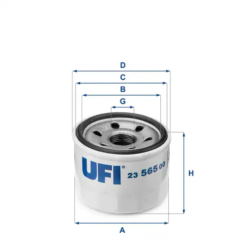 маслен филтър UFI 23.565.00