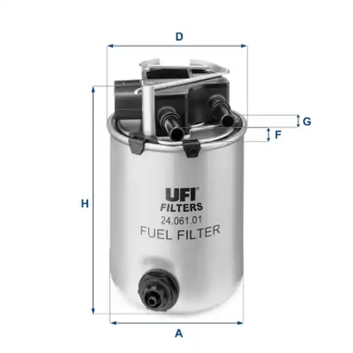 горивен филтър UFI 24.061.01