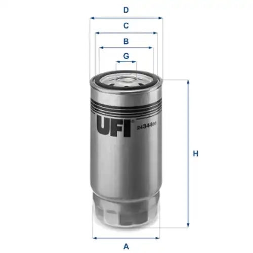 горивен филтър UFI 24.344.00