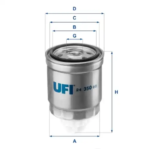 горивен филтър UFI 24.350.02