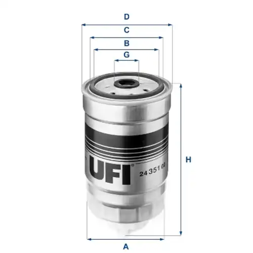 горивен филтър UFI 24.351.00