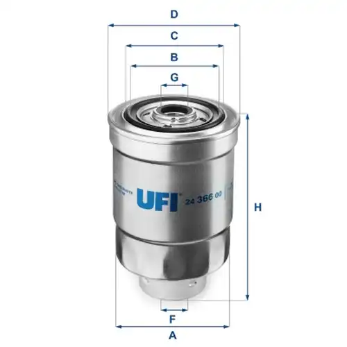 горивен филтър UFI 24.366.00