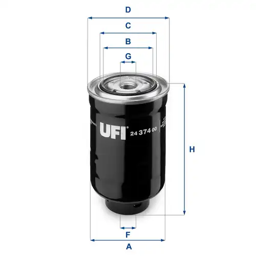 горивен филтър UFI 24.374.00