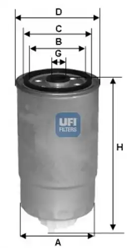 горивен филтър UFI 24.381.00