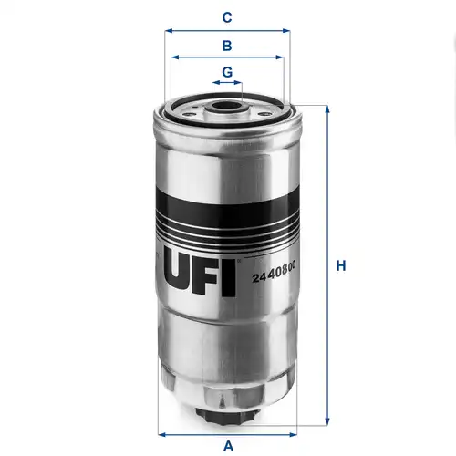 горивен филтър UFI 24.408.00