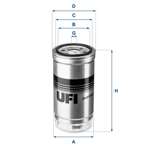 горивен филтър UFI 24.417.00