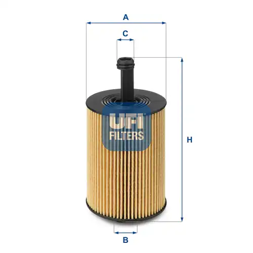 маслен филтър UFI 25.023.00