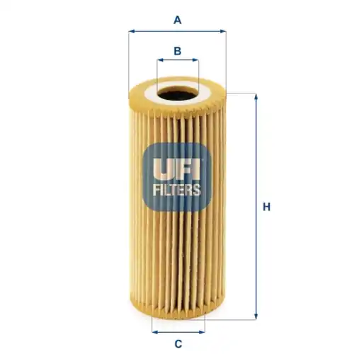 маслен филтър UFI 25.067.00