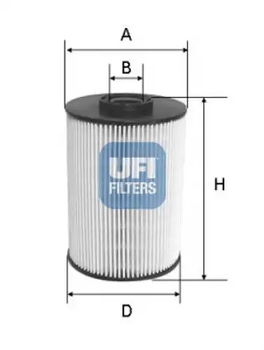 горивен филтър UFI 26.037.00