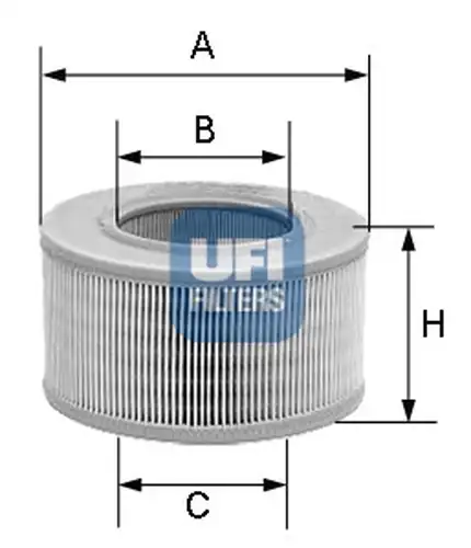 въздушен филтър UFI 27.176.00