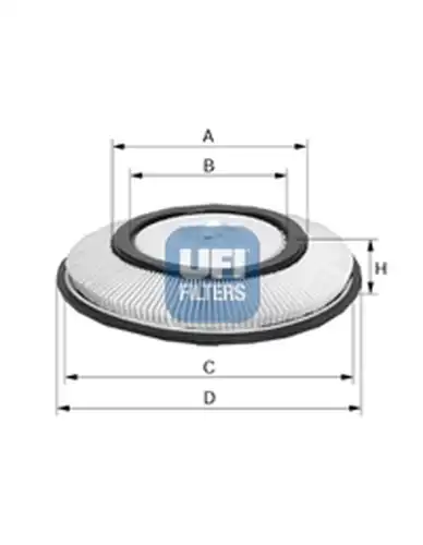 въздушен филтър UFI 27.200.00