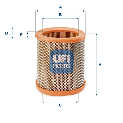 въздушен филтър UFI 27.258.00