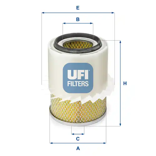 въздушен филтър UFI 27.282.00