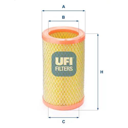 въздушен филтър UFI 27.824.00