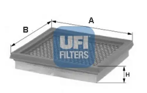 въздушен филтър UFI 30.160.00