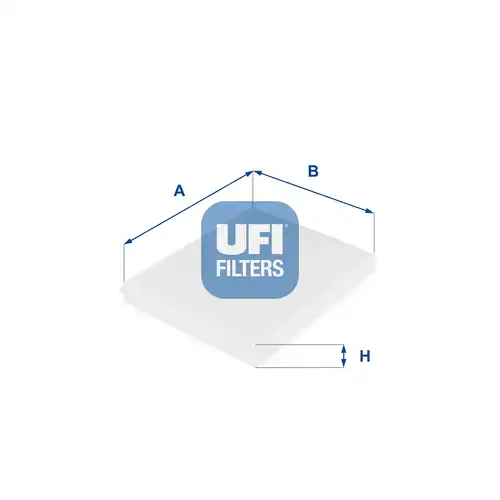 Филтър купе (поленов филтър) UFI 53.043.00