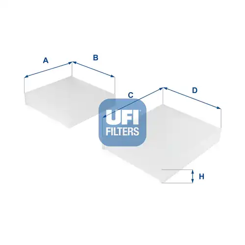 Филтър купе (поленов филтър) UFI 53.143.00