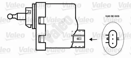 Регулиращ елемент, регулиране на височината на светлините VALEO 085121