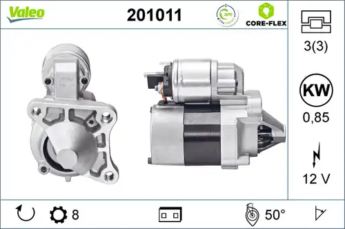 стартер VALEO 201011