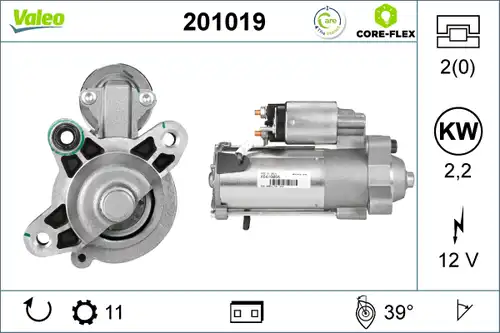 стартер VALEO 201019