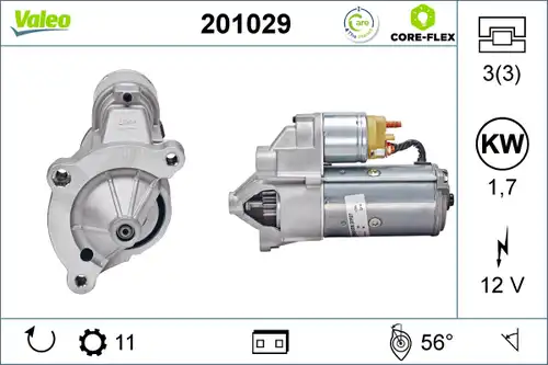 стартер VALEO 201029