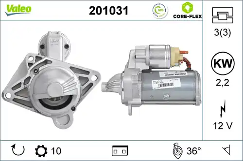 стартер VALEO 201031