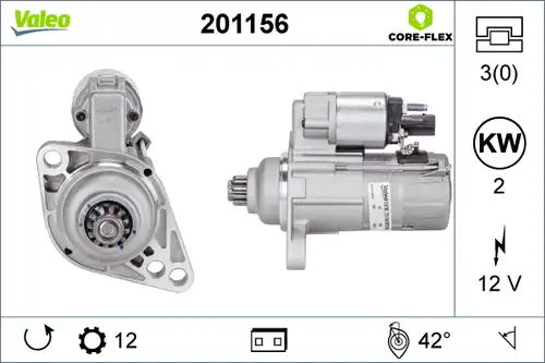 стартер VALEO 201156