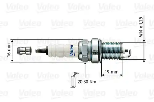 запалителна свещ VALEO 246851