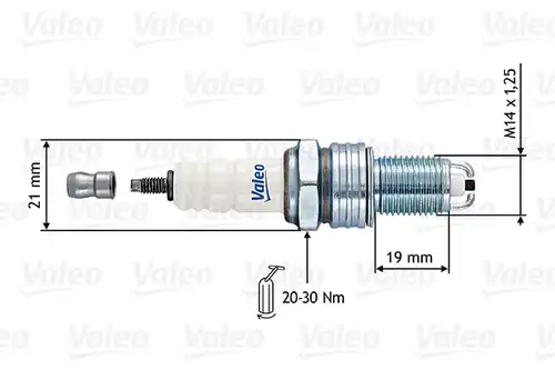 запалителна свещ VALEO 246887