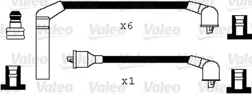 комплект запалителеи кабели VALEO 346018