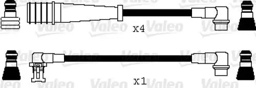 комплект запалителеи кабели VALEO 346031