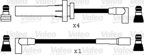 комплект запалителеи кабели VALEO 346054