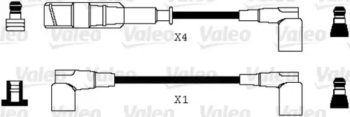 комплект запалителеи кабели VALEO 346070